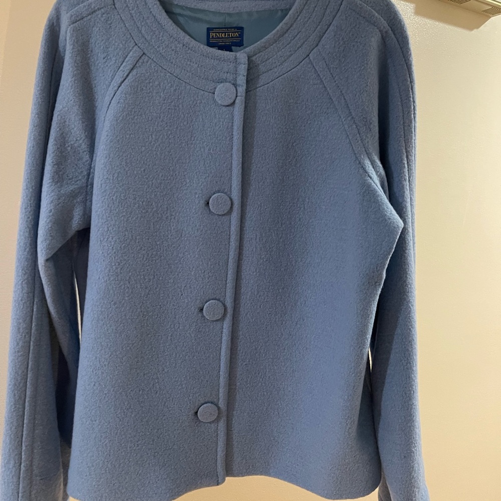 Wool Pendleton Sweater. Size Large. Button Down W… - image 1